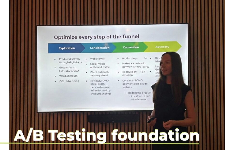 Website optimization to increase conversions